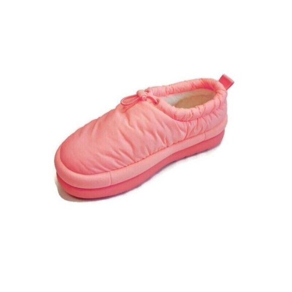 UGG Maxi Clog Sheepskin Puffer Platform Shoes Womens Size 5 Slippers Sweetheart - Picture 2 of 9